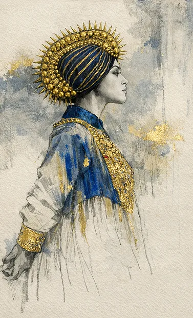 Illustrative fashion artwork